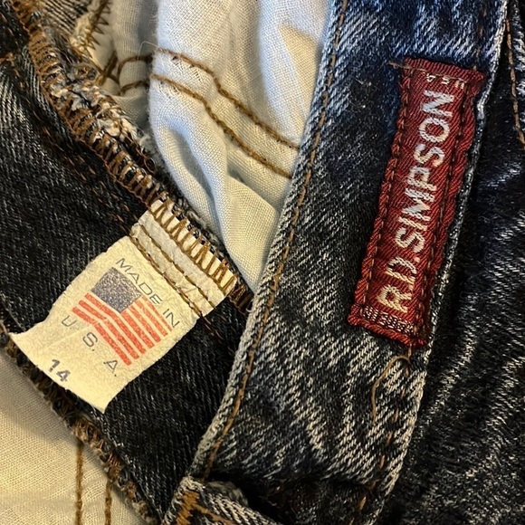Vintage Designer Denim R.D. Simpson Classic 5pocket Blue Jeans Women’s curvy - Picture 2 of 13